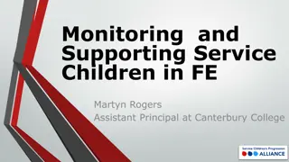 Supporting Service Children in Further Education