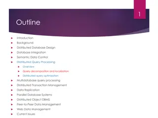 Advanced Distributed Database Processing