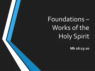 Holy Spirit Works & Teachings