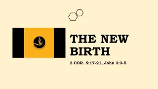 Understanding the New Birth in Christ