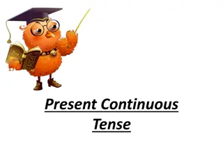 Present Continuous Tense Examples