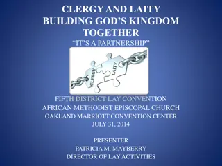 Building God's Kingdom: Clergy and Laity Partnership