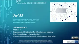 Digitisation in Vocational Education and Training