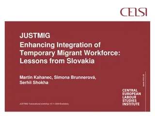 Lessons from Migrant Workforce Integration in Slovakia
