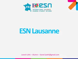 ESN Lausanne & Switzerland Events Overview