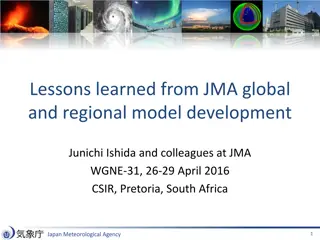 Lessons Learned from JMA Model Development