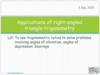Trigonometry Applications in Problem Solving