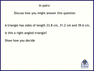 Triangle Measurements and Properties