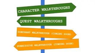 Character Spanking Walkthroughs & Quests
