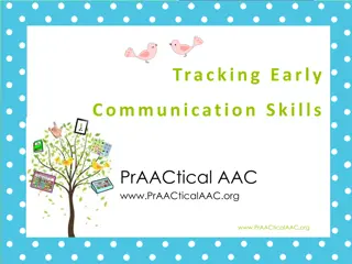 Enhancing Early Communication Skills with PrAACtical AAC