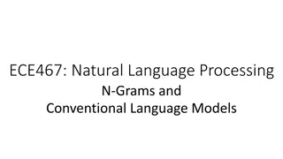 N-Gram Language Models and Applications