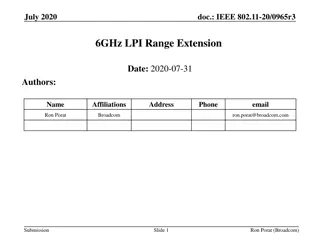 IEEE 802.11-20/0965r3 LPI Range Extension Proposal