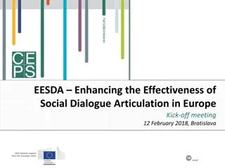 Enhancing Social Dialogue Articulation in Europe