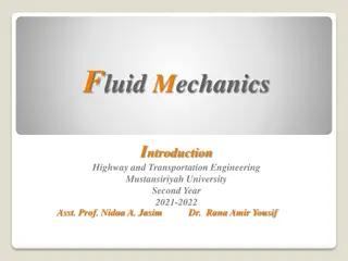 Fluid Mechanics Fundamentals and Applications