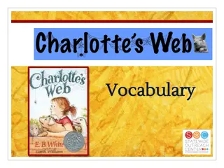 Interactive Vocabulary Activity for Charlotte's Web Chapter 3