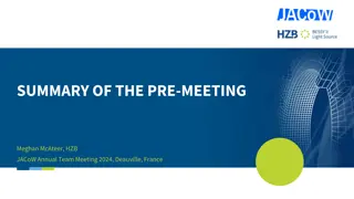 Meeting Highlights and Action Items from HZB JACoW Annual Team Meeting 2024