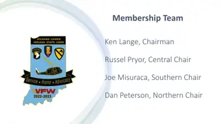Veterans Membership Team Strategies