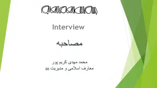Understanding Interviews in Social Research