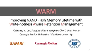Enhancing NAND Flash Memory Lifetime with Write-hotness Aware Retention Management
