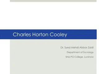 Charles Horton Cooley: Sociologist and Looking Glass Self Theory