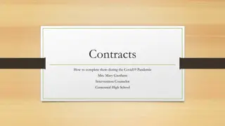 Completing Contracts During Covid19 Pandemic