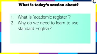 Effective Communication Skills: Academic Language Learning