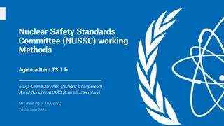 NUSSC Working Methods and Groups