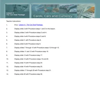 Understanding Car Deal Package Procedure Steps