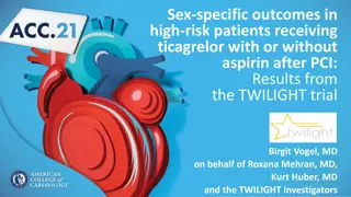 Sex-Specific Outcomes in High-Risk Patients Receiving Ticagrelor - TWILIGHT Study