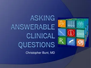 Understanding Clinical Questions and Refining Search in Evidence-Based Practice