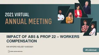 Understanding Impact of AB5 & Prop 22 on Workers' Compensation