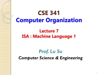 Understanding MIPS Machine Language Concepts