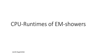 Relations of CPU Runtimes & Energy Interactions
