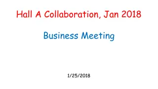 Hall A Collaboration Meeting Summary