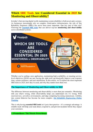 Top  SRE Training Online in India - SRE Certification Course