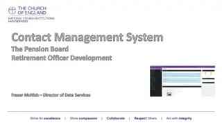 Data Services Contact Management System Overview