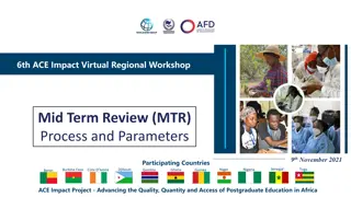 Regional Workshop Mid-Term Review Process