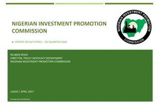 Nigerian Investment Promotion Commission Activities Update