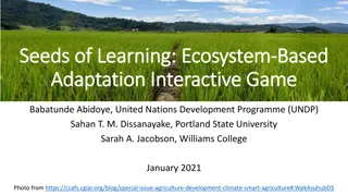 Understanding Climate Change Impacts on Agriculture and Ecosystems