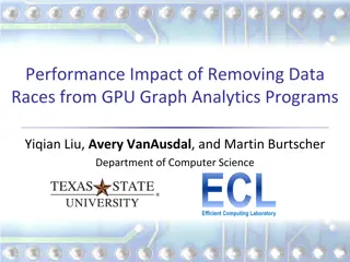 Removing Data Races in GPU Graph Analytics Programs