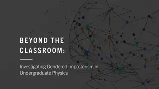 Gendered Imposterism in Undergraduate Physics
