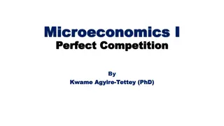 Perfect Competition in Microeconomics