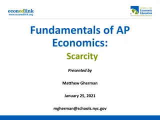 Understanding AP Economics: Scarcity & Economic Systems