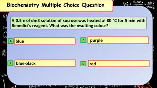 Biochemistry Multiple Choice Questions