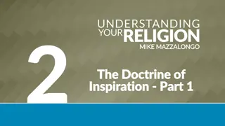 The Origin and Organization of the Bible