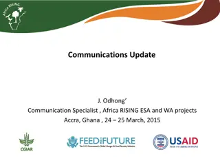 Africa RISING Communication Strategy 2015-20