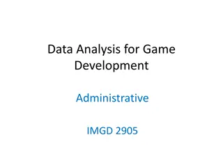 Game Development Data Analysis Course Overview