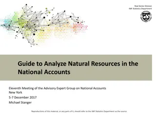 Analyzing Natural Resources in National Accounts