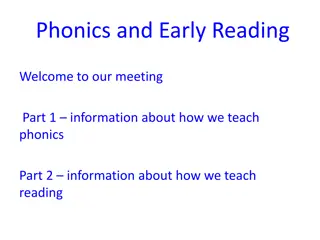 Teach Phonics and Early Reading Effectively