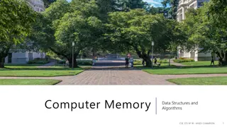 Computer Memory Data Structures and Algorithms Review